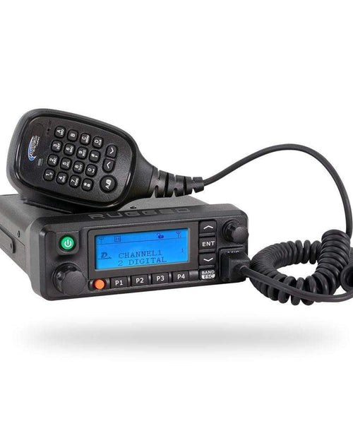 Rugged RDM-DB Dual Band Mobile Radio - Digital and Analog - UHF / VHF