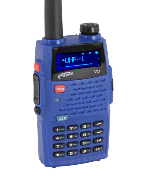 ANALOG ONLY - Rugged V3 - Business Band Two Way Handheld Radio
