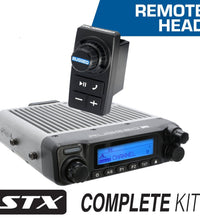 STX STEREO Remote Head Complete Master Communication Kit with Intercom and 2-Way Radio