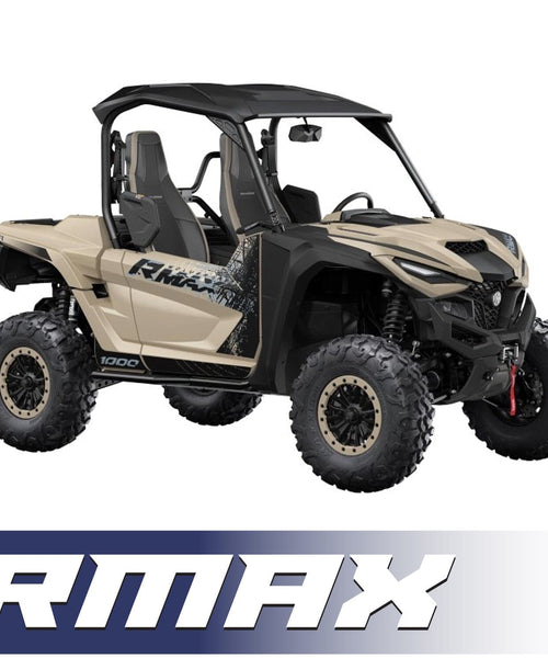 Yamaha Wolverine RMAX Complete Communication Kit with Rocker Switch Bluetooth Intercom and 2-Way Radio