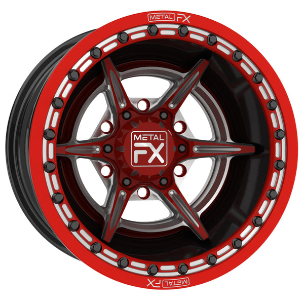 Bullet 6R - Forged 3-Piece - Beadlock - Custom | Metal FX Offroad - UTV ...