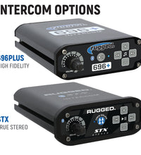 KAWASAKI KRX - TOP DASH MOUNT - 696 INTERCOM -G1 GMRS MOBILE RADIO AND ALPHA BASS BEHIND THE HEAD HEADSETS