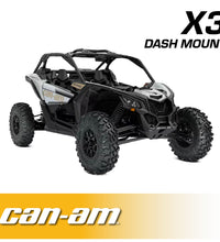 X3 CANAM - DASH MOUNT - STX INTERCOM -G1 GMRS MOBILE RADIO AND ALPHA BASS BEHIND THE HEAD HEADSETS