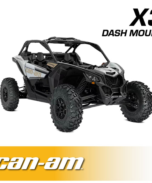 X3 CANAM - DASH MOUNT - STX INTERCOM -G1 GMRS MOBILE RADIO AND ALPHA BASS BEHIND THE HEAD HEADSETS