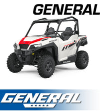 POLARIS GENERAL - DASH MOUNT - STX INTERCOM - G1 GMRS MOBILE RADIO AND ALPHA BASS BEHIND THE HEAD HEADSETS