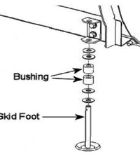 DENALI Replacement Skid Foot for UTV Plow Blades