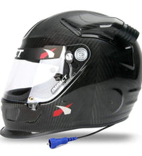 IMPACT CARBON FIBER OS20 RACE OFFSET AIR HELMET WIRED OFFROAD (X-LARGE)