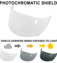 MRC HELMET REPLACEMENT FACE SHIELD - TRANSITION LENS