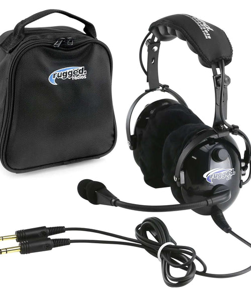 RUGGED AIR RA900 GENERAL AVIATION PILOT HEADSET