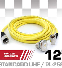 CRITICAL RACE 12' ANTENNA CABLE KIT W/ NMO BULKHEAD