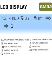 2 PACK - GMR2 HANDHELD GMRS FRS RADIO PAIR - BY RUGGED RADIOS - GREY