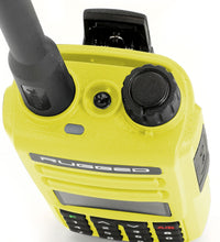 2 PACK - GMR2 HANDHELD GMRS FRS RADIO PAIR - BY RUGGED RADIOS - HIGH VISIBILITY SAFETY YELLOW