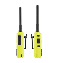 2 PACK - GMR2 HANDHELD GMRS FRS RADIO PAIR - BY RUGGED RADIOS - HIGH VISIBILITY SAFETY YELLOW