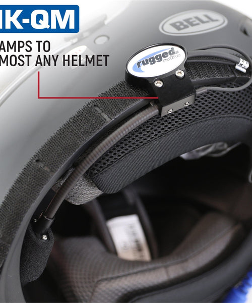 2-PACK QUICK MOUNT FOR HELMET KIT WIRING INSTALLATION