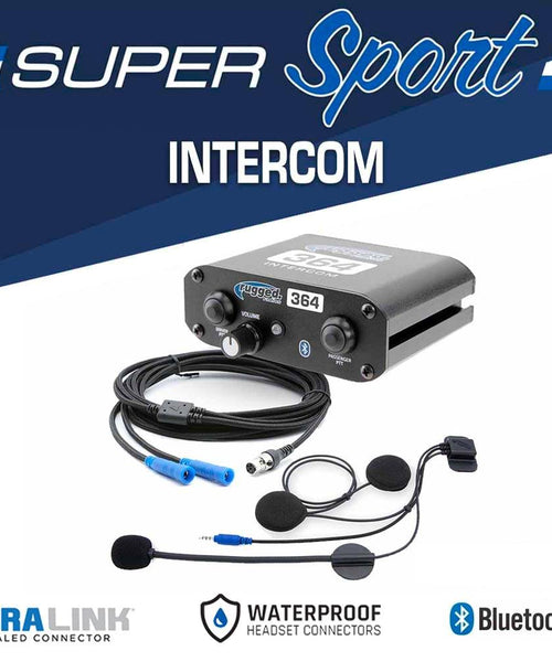2 PERSON - SUPER SPORT 364 COMMUNICATION INTERCOM SYSTEM WITH HELMET KITS