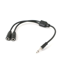 3.5MM MONO PLUG Y-SPLITTER FOR EXTERNAL SPEAKERS