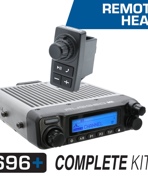 696 PLUS REMOTE HEAD COMPLETE COMMUNICATION KIT - WITH BEHING THE HEAD HEADSETS