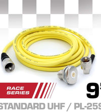 CRITICAL RACE 9' ANTENNA CABLE KIT W/ NMO BULKHEAD