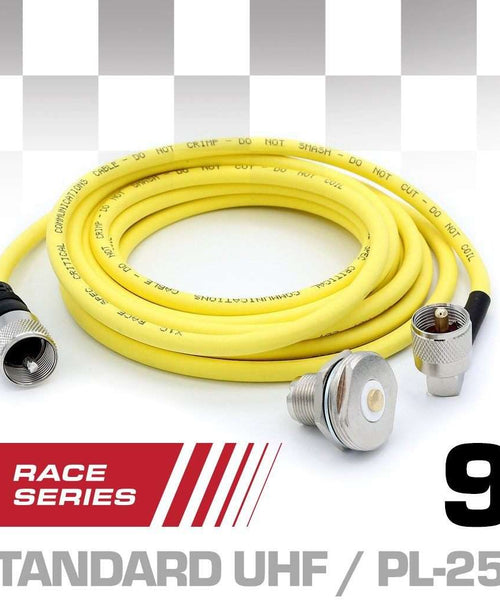 CRITICAL RACE 9' ANTENNA CABLE KIT W/ NMO BULKHEAD