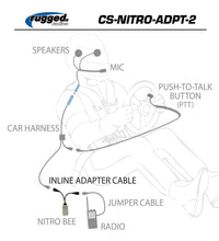 NITRO BEE XTREME TO 5-PIN CAR HARNESS OR HEADSET ADAPTER