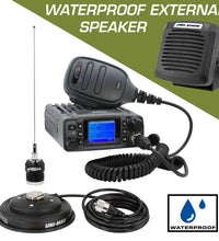 ESSENTIAL RADIO KIT - GMR25 WATERPROOF GMRS MOBILE 25WATT RADIO KIT WITH EXTERNAL SPEAKER