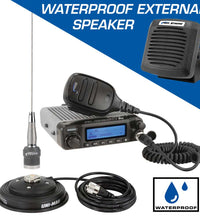 ADVENTURE RADIO KIT - M1 WATERPROOF POWERFUL BUSINESS BAND MOBILE RADIO KIT AND EXTERNAL SPEAKER