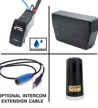 ALPHA ACCESSORY KIT FOR UTV/SXS - WITH INTERCOM EXTENSION CABLES (FOR HELMET KITS)