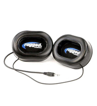 ALPHA AUDIO SPEAKER GEL EAR PODS WITH VELCRO MOUNTING & MONO 3.5MM CORD
