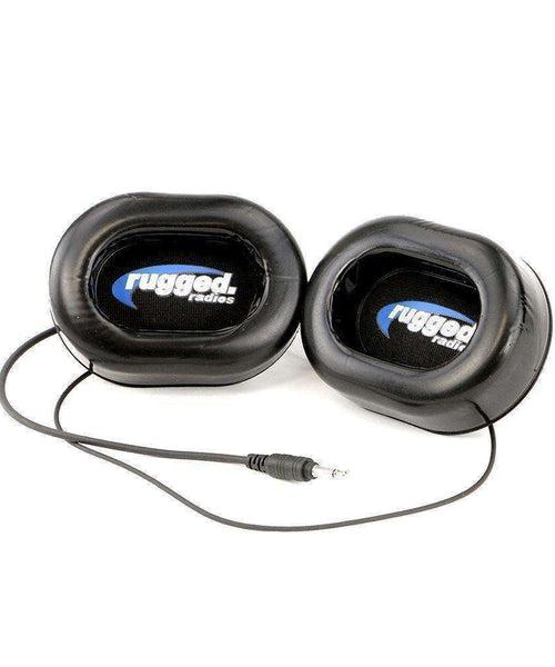 ALPHA AUDIO SPEAKER GEL EAR PODS WITH VELCRO MOUNTING & MONO 3.5MM CORD