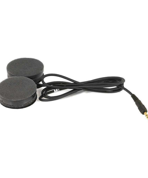 ALPHA AUDIO STEREO VELCRO MOUNT HELMET SPEAKERS WITH 3.5MM PLUG