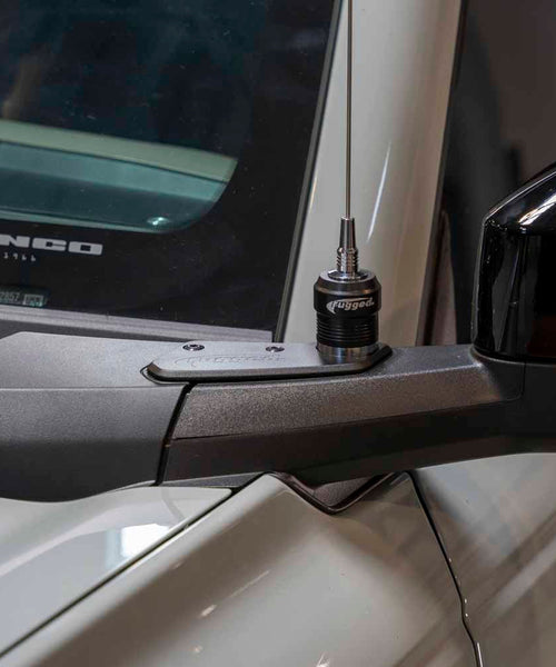 ANTENNA MOUNT FOR NEW FORD BRONCO DRIVER SIDE VIEW MIRROW