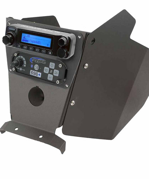 X3 CANAM - DASH MOUNT - 696 INTERCOM -G1 GMRS MOBILE RADIO AND ALPHA BASS BEHIND THE HEAD HEADSETS