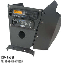 MULTI-MOUNT FOR CANAM X3 WITH SIDE PANELS (DASH MOUNT) (ICOM)