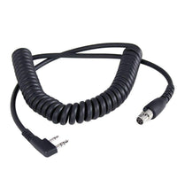 RADIO TO HEADSET COIL CORD FOR BOLT-ON 2-PIN ICOM RADIOS