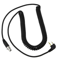 RADIO TO HEADSET COIL CORD FOR BOLT-ON 2-PIN ICOM RADIOS