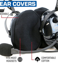 CLOTH EAR COVERS FOR HEADSETS