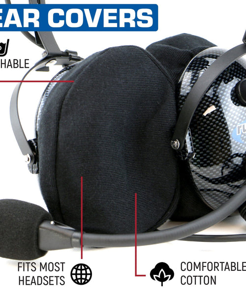 CLOTH EAR COVERS FOR HEADSETS