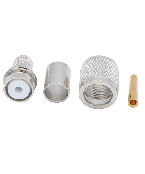 CRIMP-ON MALE PL259 UHF CONNECTOR FOR RUGGED LMR400-UF CABLE