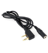 RUGGED RH5R & KENWOOD 2-PIN LISTEN ONLY 3.5MM PLUG FOR HANDHELD RADIOS