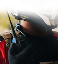 ENDURO MOTO KIT - INCLUDES HELMET KIT AND COMPACT HARNESS CABLE W/ V3 (ANALOG) HANDHELD RADIO