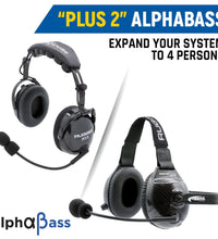 EXPAND TO 4 PLACE WITH STX STEREO ALPHABASS CARBON FIBER HEADSET