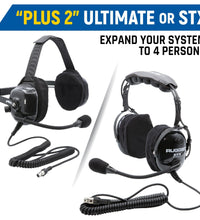 EXPAND TO 4 PLACE WITH BEHIND THE HEAD STX STEREO HEADSETS