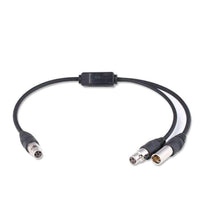 5-PIN TO 5-PIN & PUSH TO TALK (PTT) SPLITTER ADAPTER CABLE