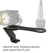 A-PILLAR ANTENNA MOUNT FORD F-SERIES CHEVY SILVERADO DODGE RAM - BOTH SIDES WITH ADAPTER PLACE