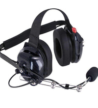 H42 BEHIND THE HEAD (BTH) HEADSET FOR 2-WAY RADIOS (CARBON FIBER)