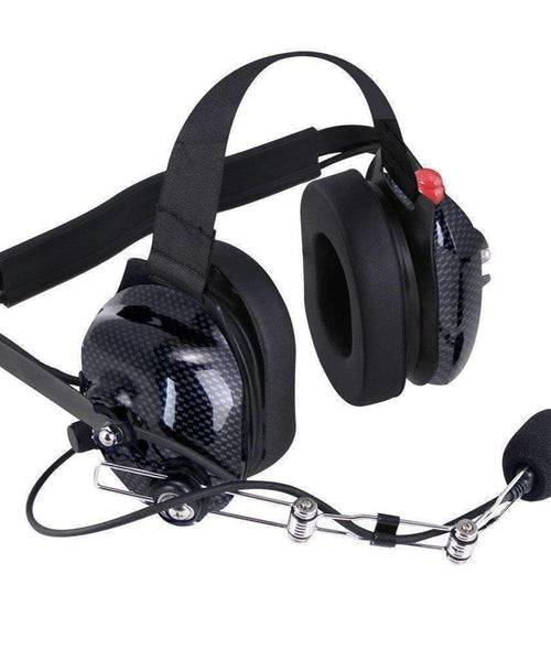 H42 BEHIND THE HEAD (BTH) HEADSET FOR 2-WAY RADIOS (CARBON FIBER)