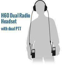 H60 DUAL RADIO BEHIND THE HEAD (BTH) HEADSET WITH DUAL PTT