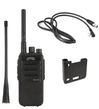 RDH16-U ANALOG/DIGITAL HANDHELD RADIO WITH MOUNT, JUMPER CABLE, AND LONG-RANGE ANTENNA