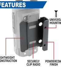 SINGLE SIDE HANDHELD RAIDO MOUNT FOR R1,GMR2,RDH16,V3,RH5R