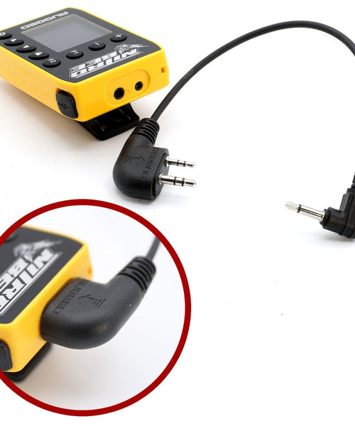 HEADSET TO SCANNER (NITRO BEE XTREME) STRAIGHT CORD - SHORT
